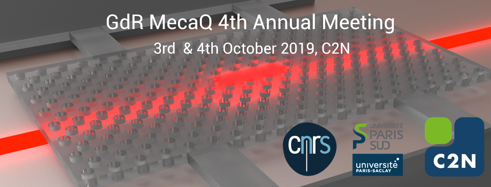 GdR MecaQ, 4ème réunion, 3-4 octobre 2019