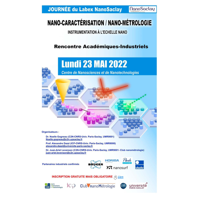 Journée Nano-Caractérisation / Nano-métrologie, lundi 23 mai 2022, au C2N